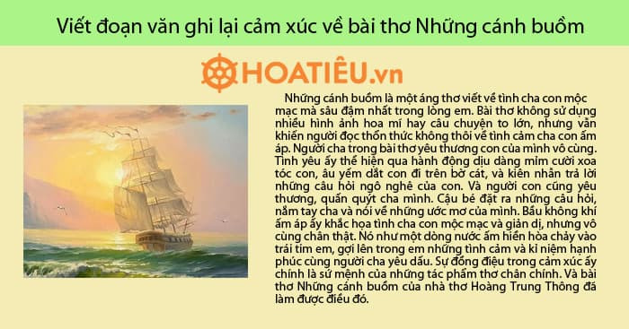 Thông Điệp Sâu Sắc Trong Bài Thơ "Những Cánh Buồm"