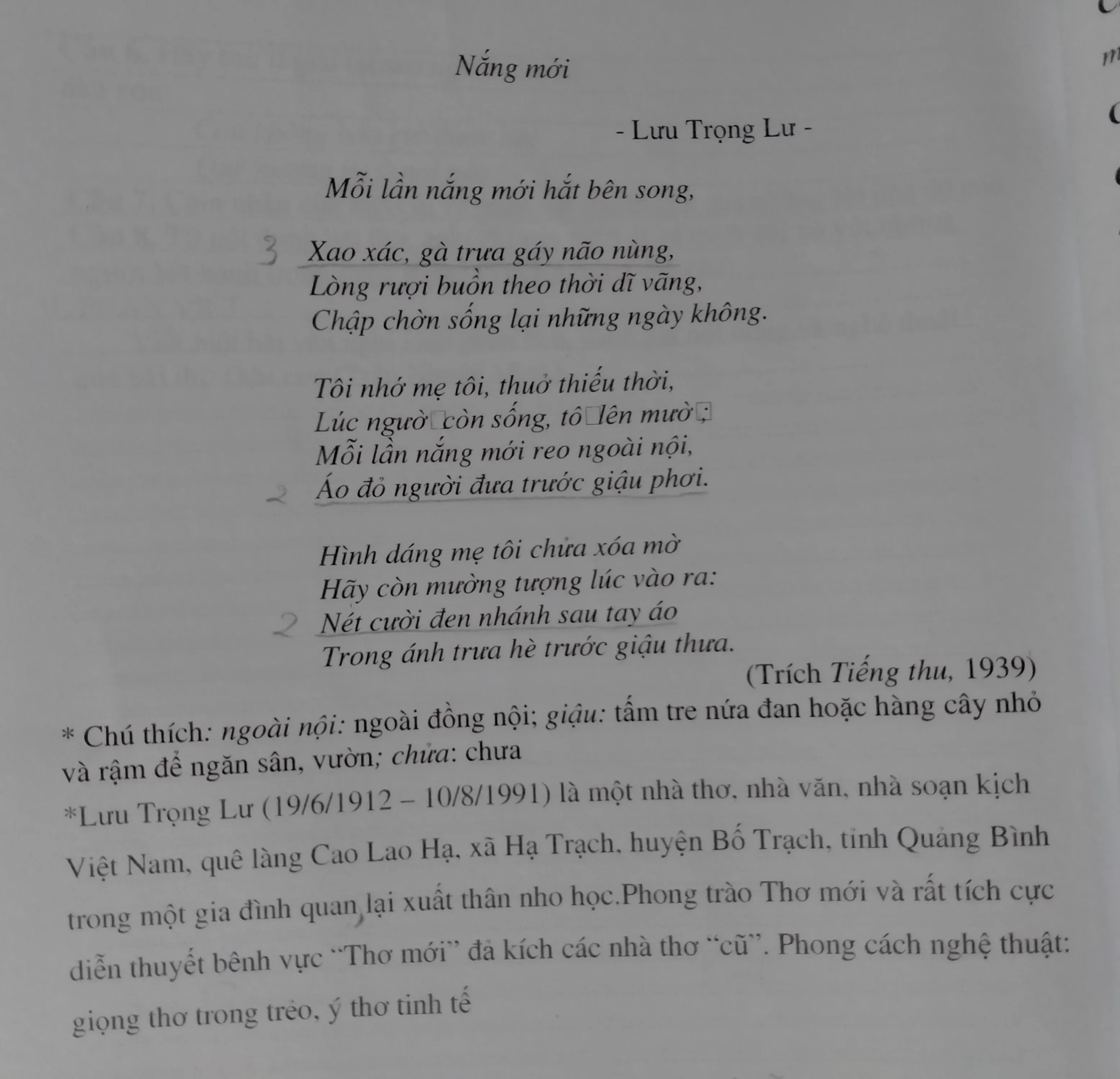 Phân tích Nắng Mới Lưu Trọng Lư Gallery 2