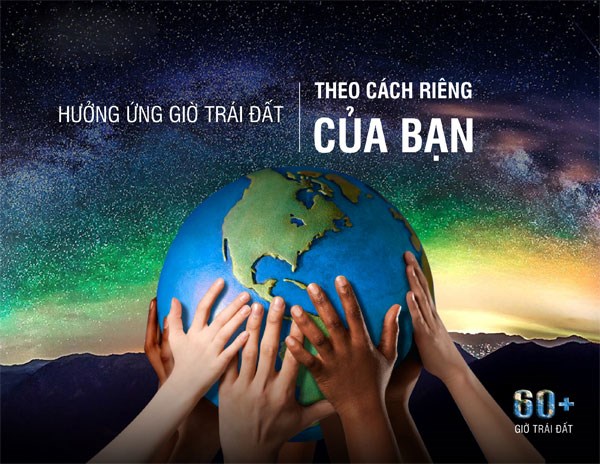 Thông điệp của phong trào Giờ Trái Đất là gì?