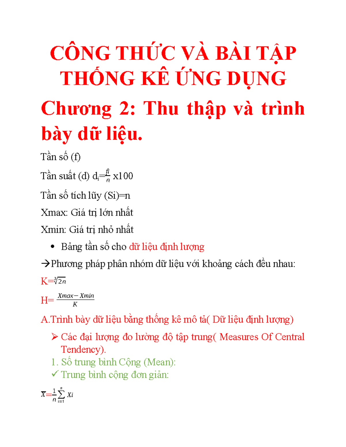 Công thức thống kê ứng dụng Gallery 1