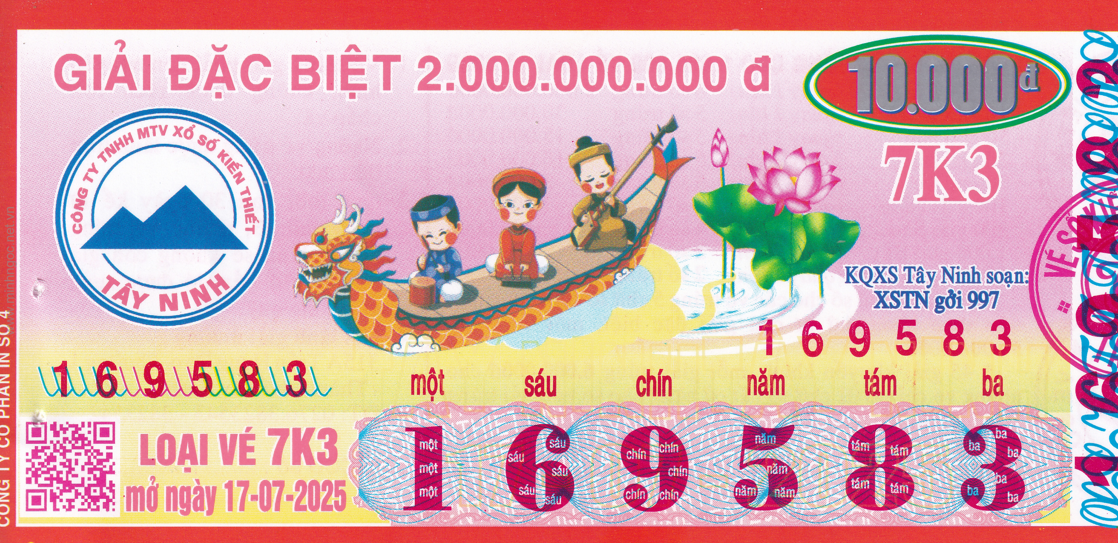 Mẫu Vé Số TN Gallery 1