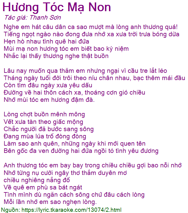 Hương Tóc Mạ Non Gallery 1