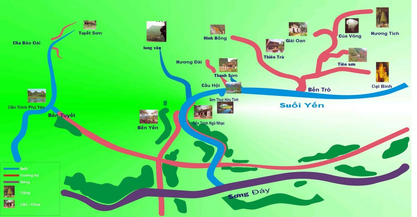 Bản đồ Chùa Hương - Đường đi, hướng dẫn chi tiết Gallery 2