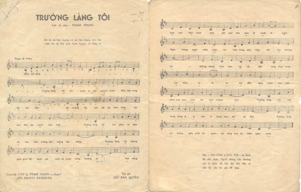 Lời Bài Hát Trường Làng Tôi Gallery 2