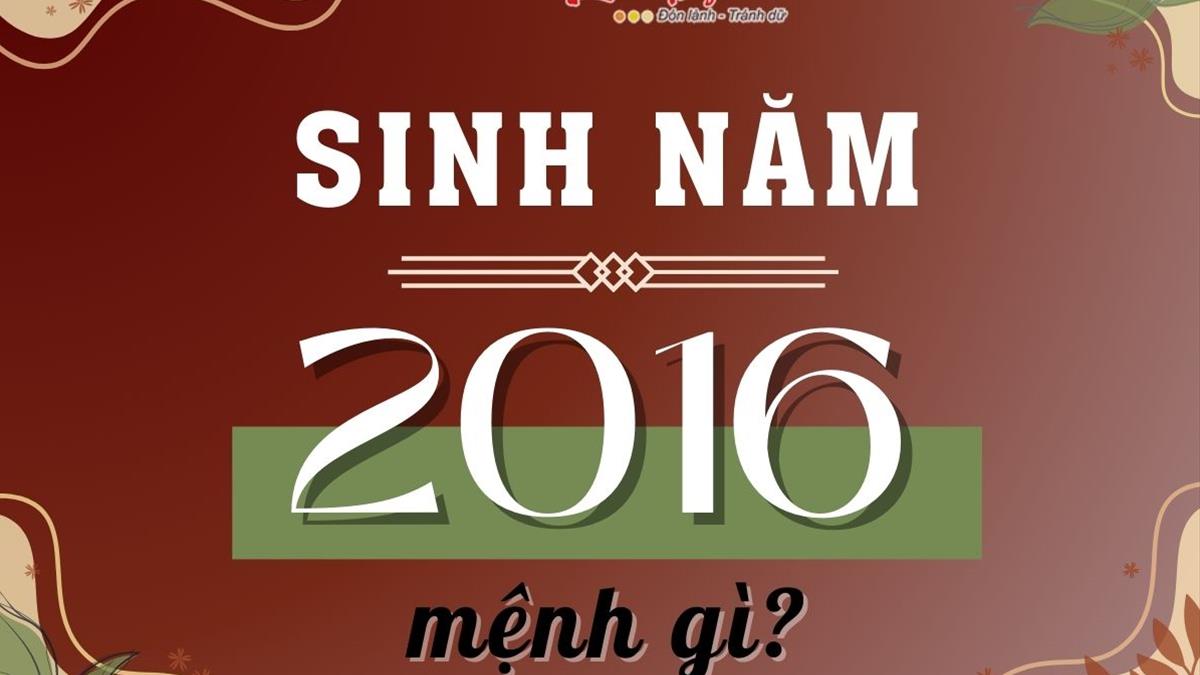Sinh năm 2016 bao nhiêu tuổi? Gallery 2