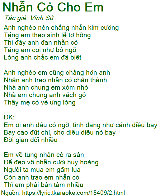 Nhẫn Cỏ Cho Em Gallery 2