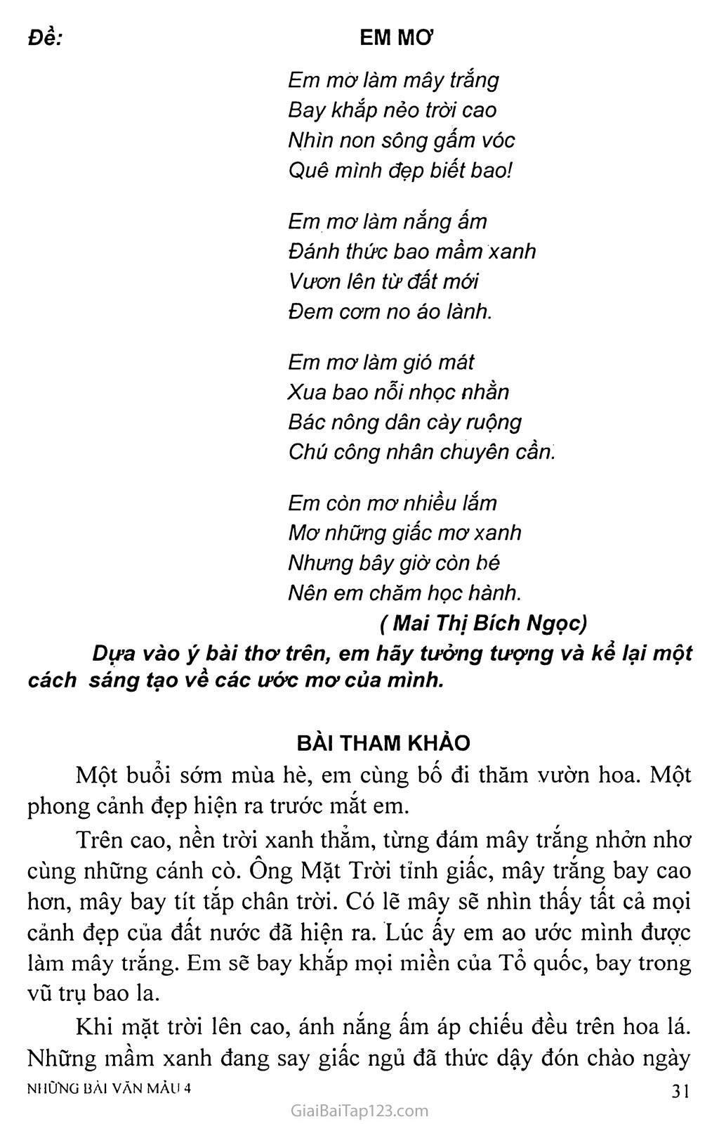 Bài Thơ Em Mơ Gallery 1