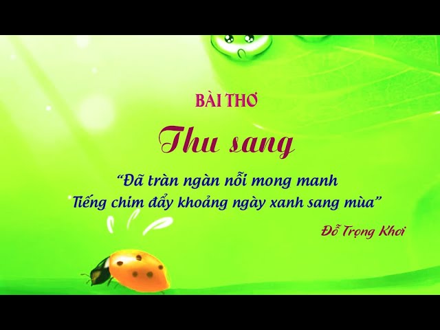Thu Sang Đỗ Trọng Khơi
