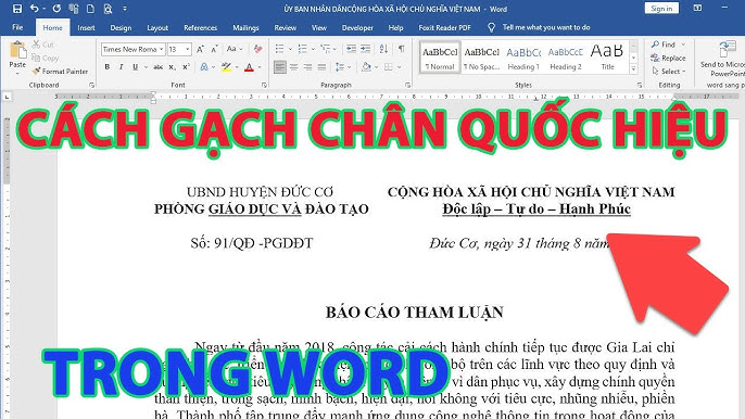 Kẻ Chân Trong Word: Hướng Dẫn Chi Tiết và Thủ Thuật Hay Gallery 2