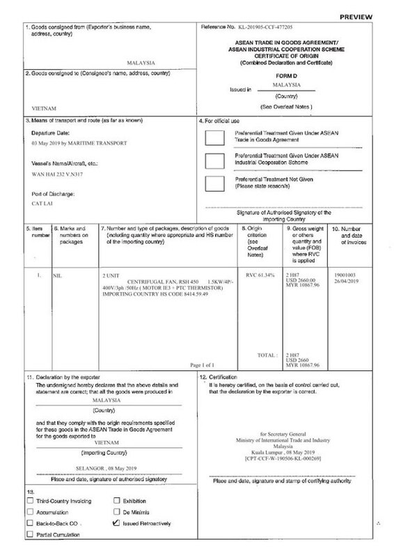 Xuất Xứ Form D là gì? Hướng dẫn chi tiết về nguồn gốc hàng hóa Form D Gallery 2