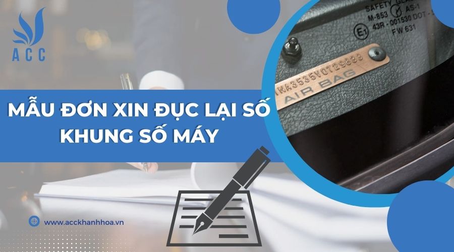 Thủ tục xin đục lại số khung xe ô tô Gallery 2