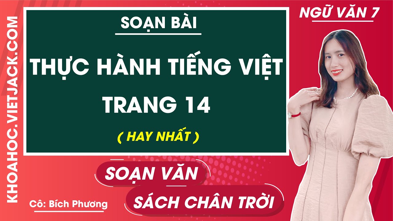 Thực hành Tiếng Việt lớp 7 trang 14 tập 2