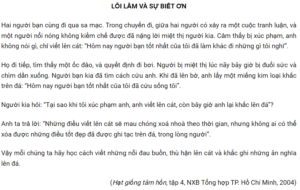 Thực hành viết đoạn văn tự sự có sử dụng yếu tố nghị luận Gallery 2
