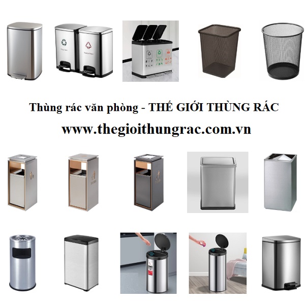 Thùng Rác Văn Phòng Đẹp - Nâng Tầm Không Gian Làm Việc