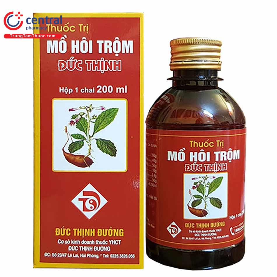 Thuốc Trị Mồ Hôi Trộm Hiệu Quả