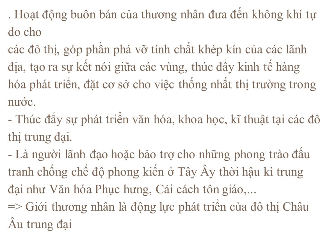 Ngành Kinh Tế Chủ Yếu Trong Các Thành Thị Tây Âu Thời Trung Đại Gallery 1
