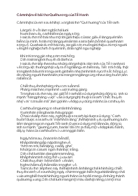 Thuyết minh về bài thơ Quê Hương