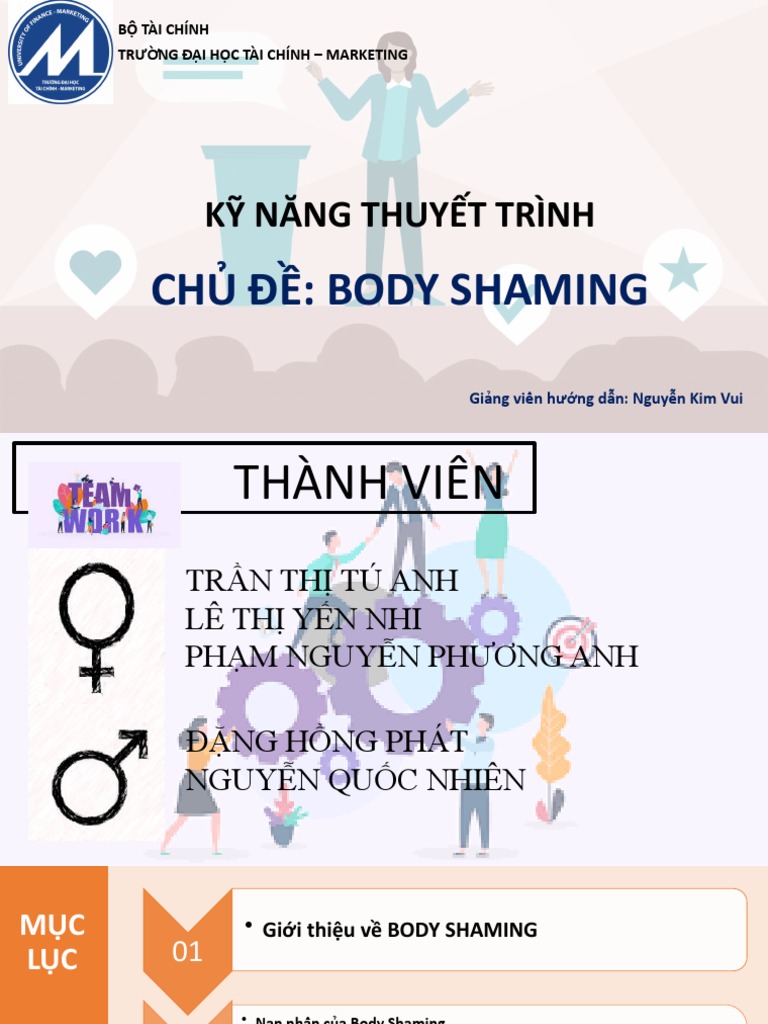 Thuyết trình về Body Shaming