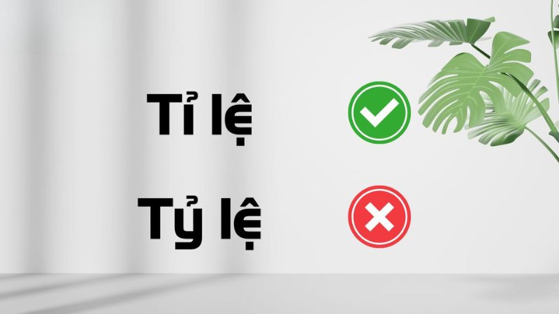 Tỉ lệ hay tỷ lệ? Sử dụng đúng từ trong văn viết