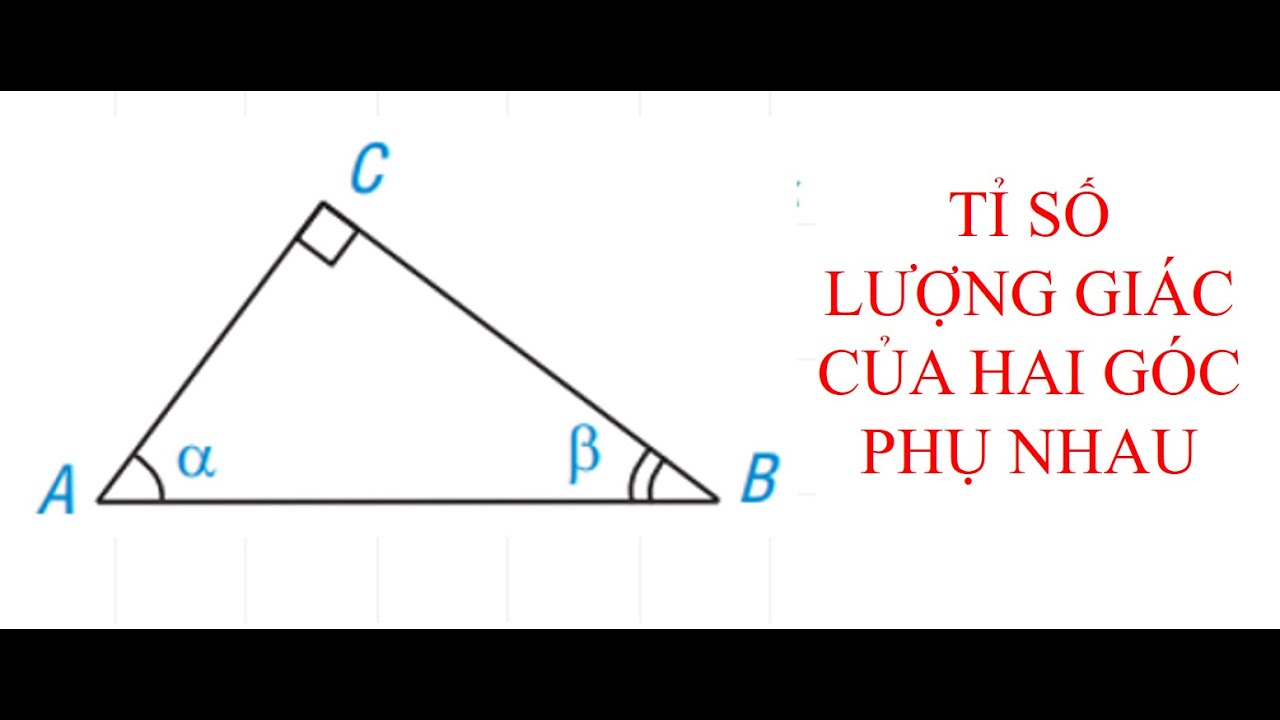 Tỉ số lượng giác của hai góc phụ nhau