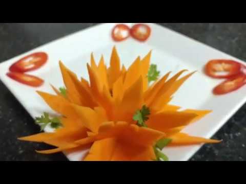 Tỉa Hoa Cà Rốt 5 Cánh