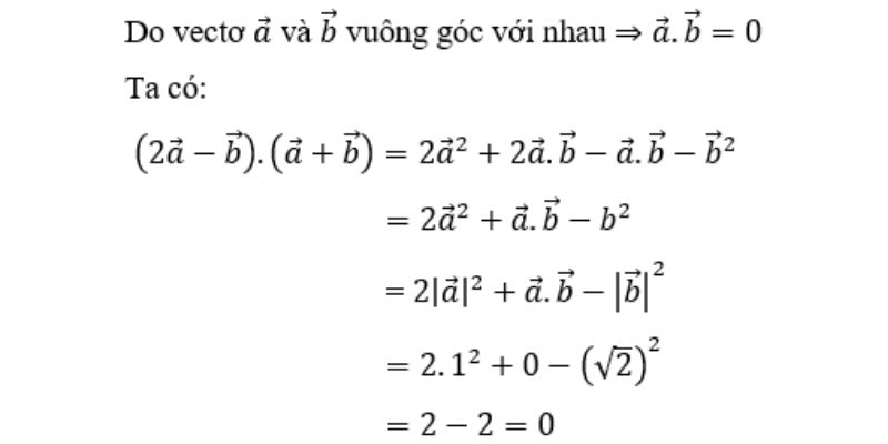 Điều Kiện Để 2 Vecto Vuông Góc Gallery 1