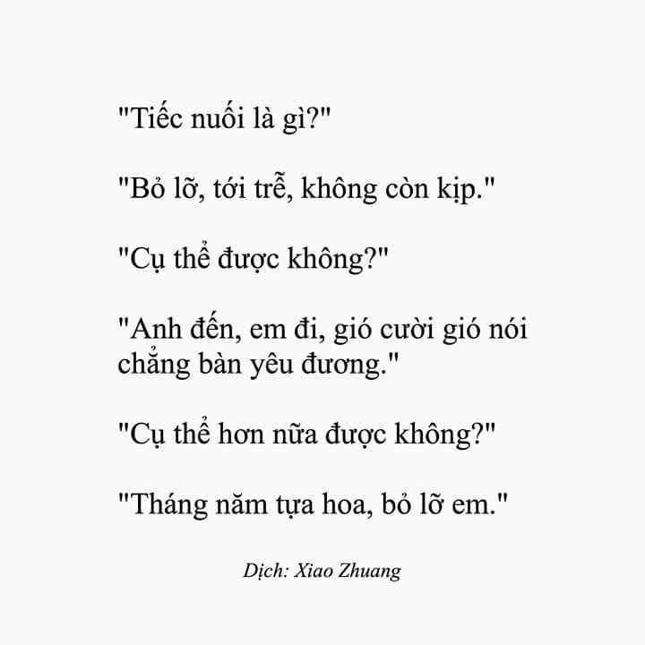Tiếc Nuối Là Gì?
