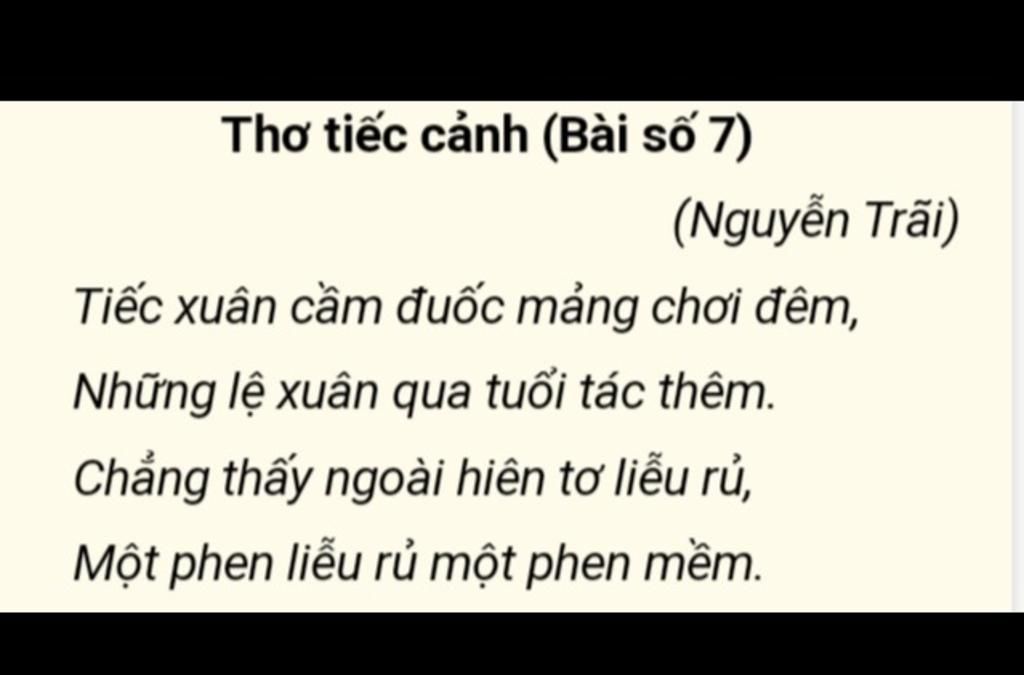 Tiếc Xuân Cầm Đuốc Mải Chơi Đêm
