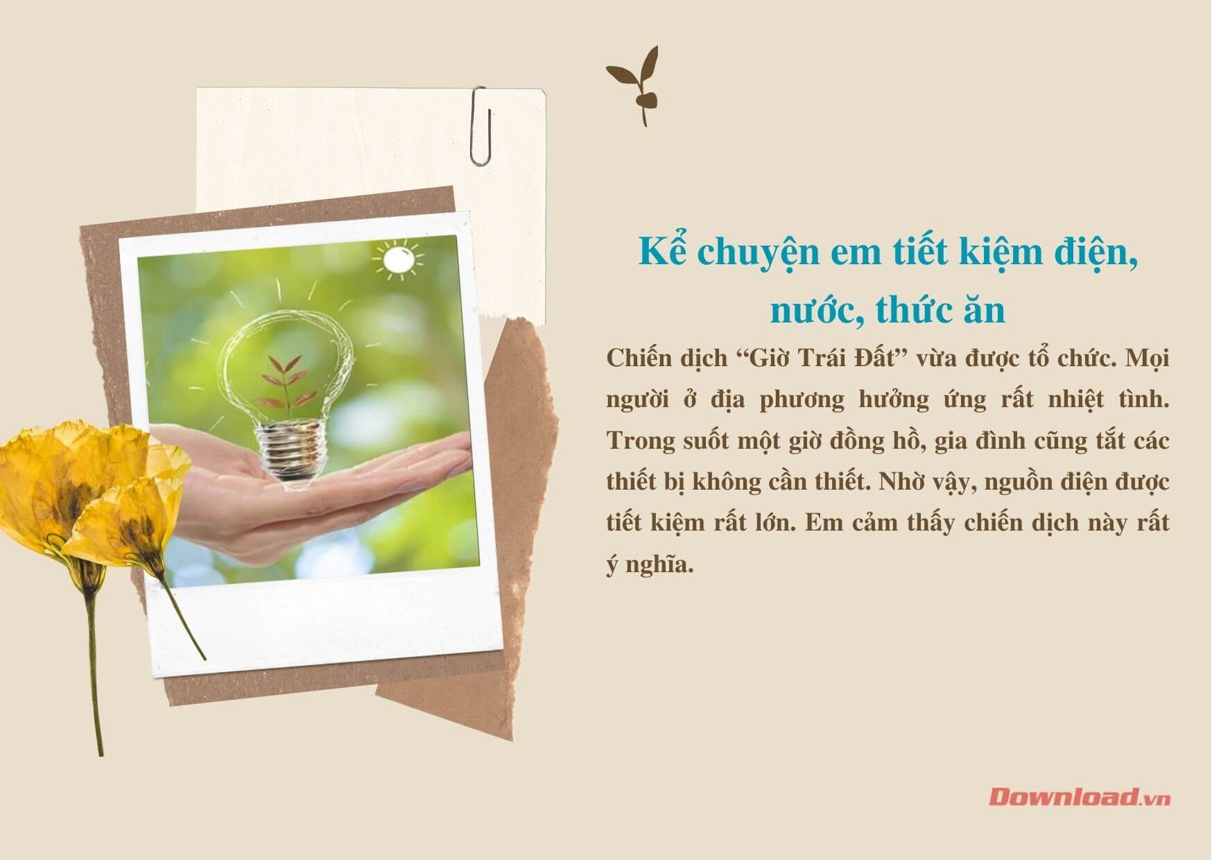 Viết đoạn văn về tiết kiệm nước lớp 3 ngắn gọn Gallery 1