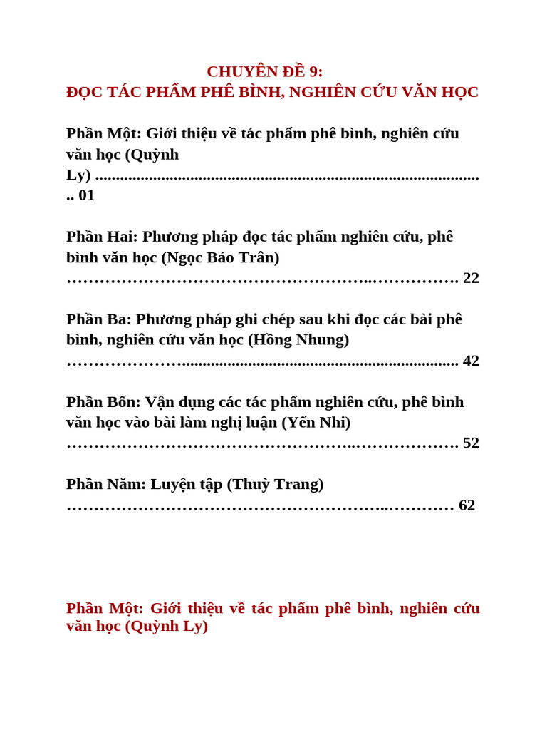 Những Bài Phê Bình Văn Học Hay: Hướng Dẫn & Ví Dụ Gallery 1