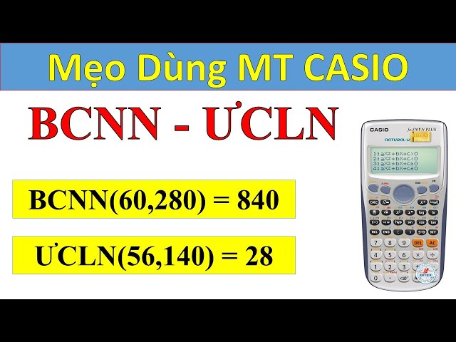 Tìm Bội Chung Nhỏ Nhất Bằng Máy Tính Gallery 2