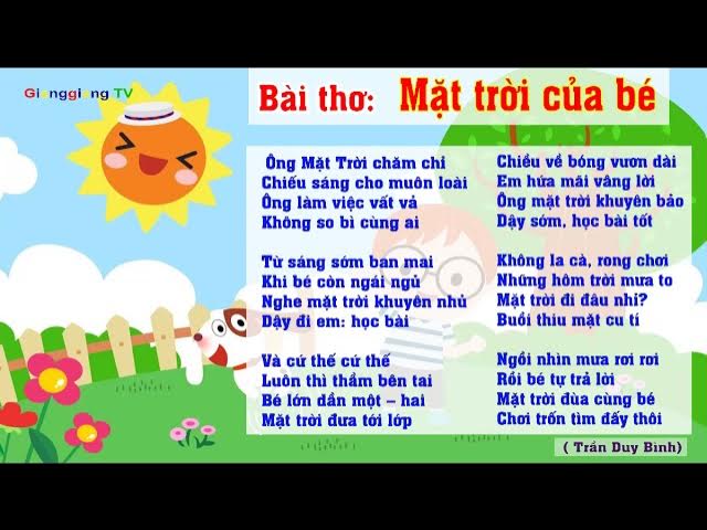 Mặt Trời Nhỏ Lớp 3 Gallery 1