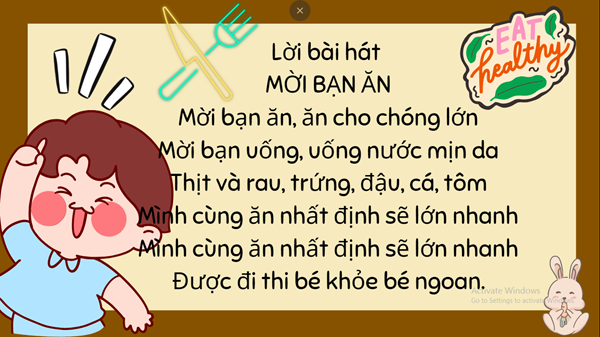 Lời Bài Hát Mời Bạn Ăn Ăn Cho Chóng Lớn Gallery 1