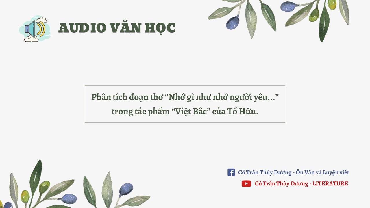 Phân tích đoạn thơ "Nhớ gì như nhớ người yêu" Gallery 2