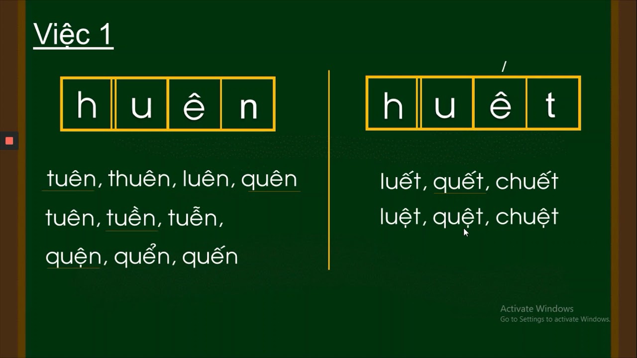 5 Từ Có Vần Oet Gallery 1