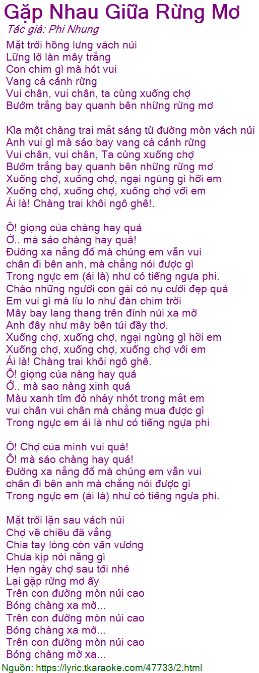 Tác giả bài hát Gặp nhau giữa rừng mơ là ai? Gallery 2
