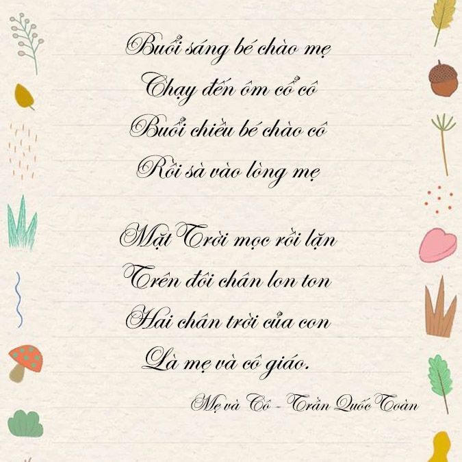 Những Bài Thơ Ngắn Về Cô Gallery 2