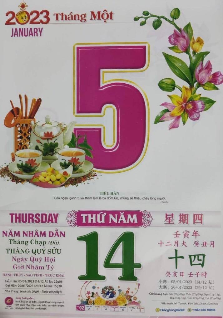 5 tháng 1 năm 2023 là thứ mấy? Gallery 1