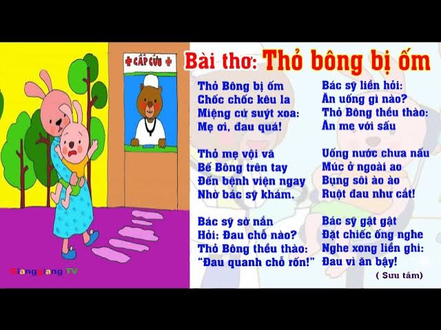 Bài thơ Thỏ bông bị ốm của tác giả nào? Gallery 1