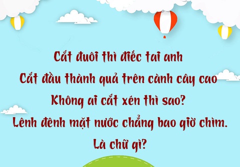 Từ nào trong tiếng Việt có 9 chữ H? Gallery 1