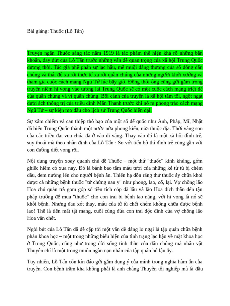Thuốc Lỗ Tấn PDF Gallery 2