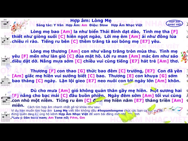 Lời Bài Lòng Mẹ Gallery 2