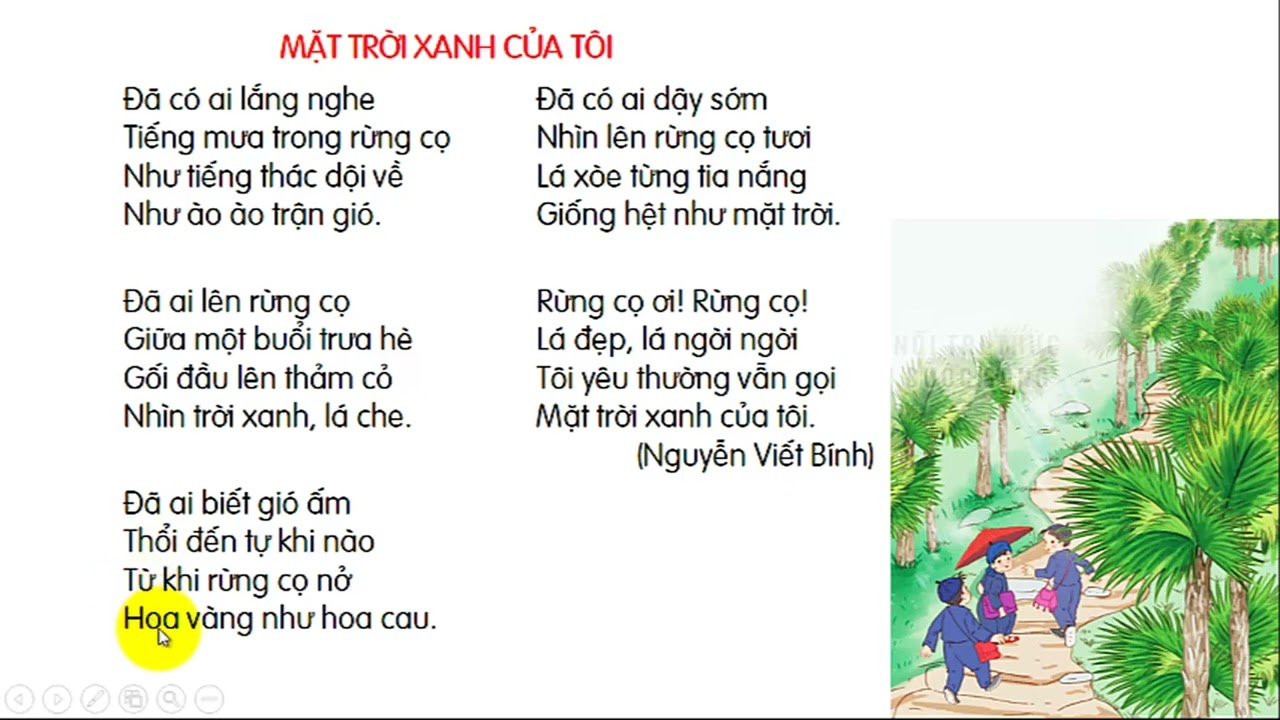 Bài Thơ Mặt Trời Xanh Của Tôi Gallery 2