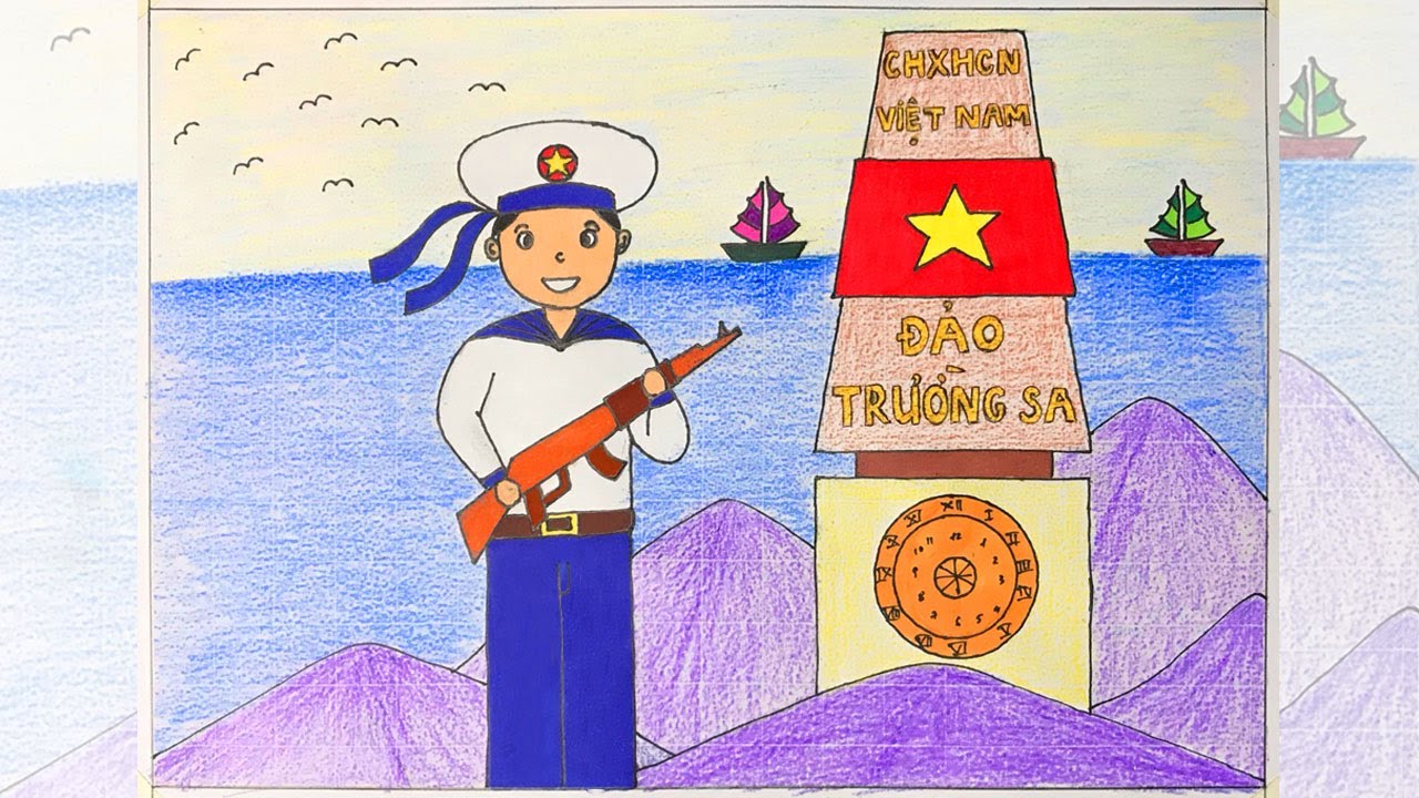 Hình Vẽ Chú Bộ Đội Hải Quân Gallery 2