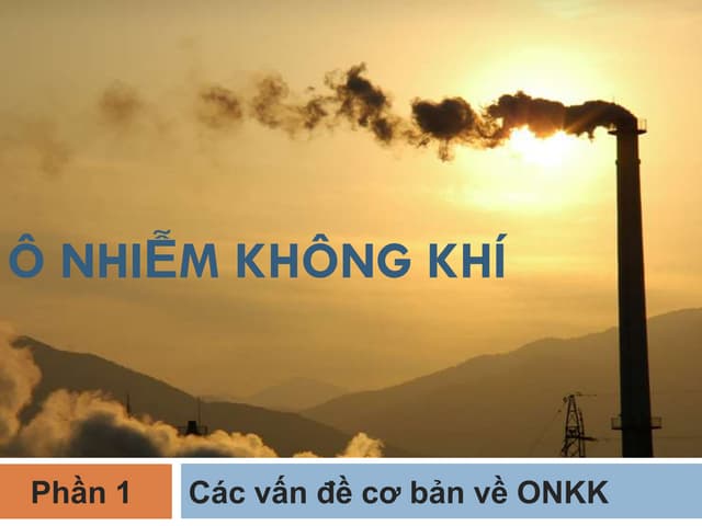 PowerPoint Ô Nhiễm Không Khí Gallery 2