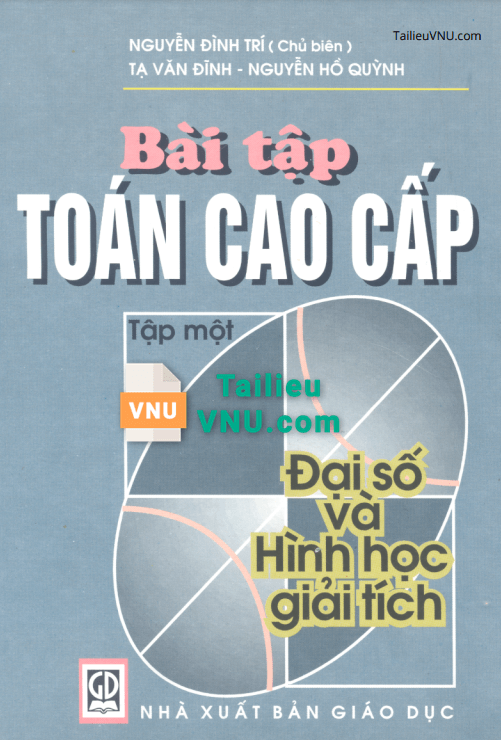Toán Cao Cấp 1 PDF Gallery 1