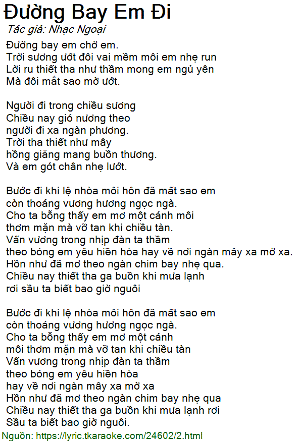 Đường Bay Giờ Em Đi Gallery 1