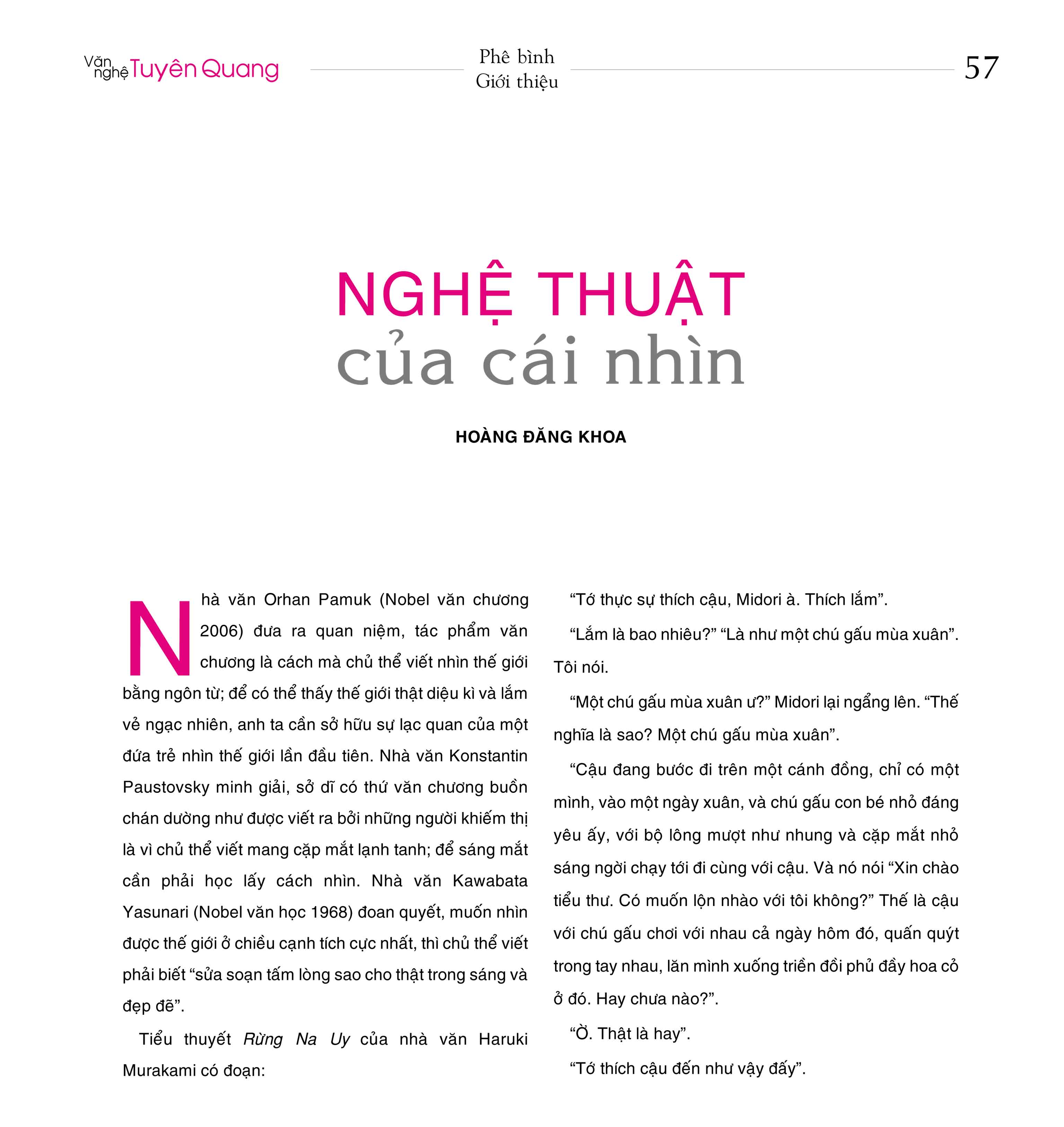 Pautopxki từng nói chi tiết nghệ thuật Gallery 1
