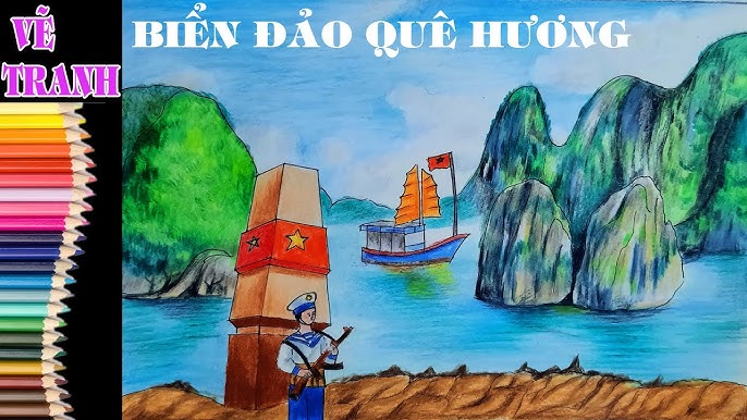 Tranh Biển Đảo Quê Hương Em Gallery 2