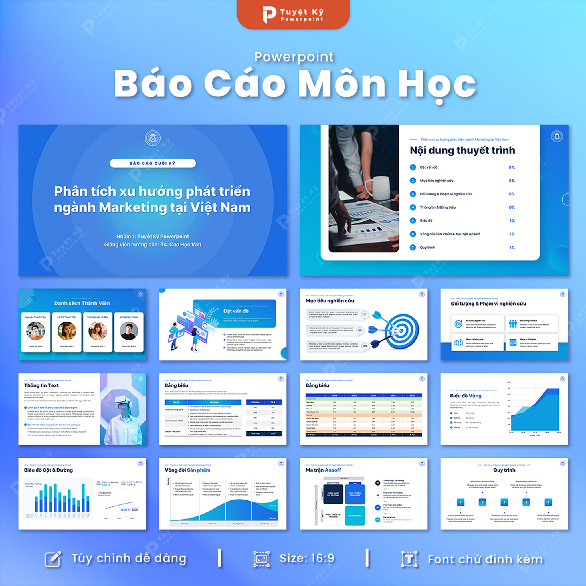 Báo cáo Powerpoint mẫu: Hướng dẫn và ví dụ chi tiết Gallery 2